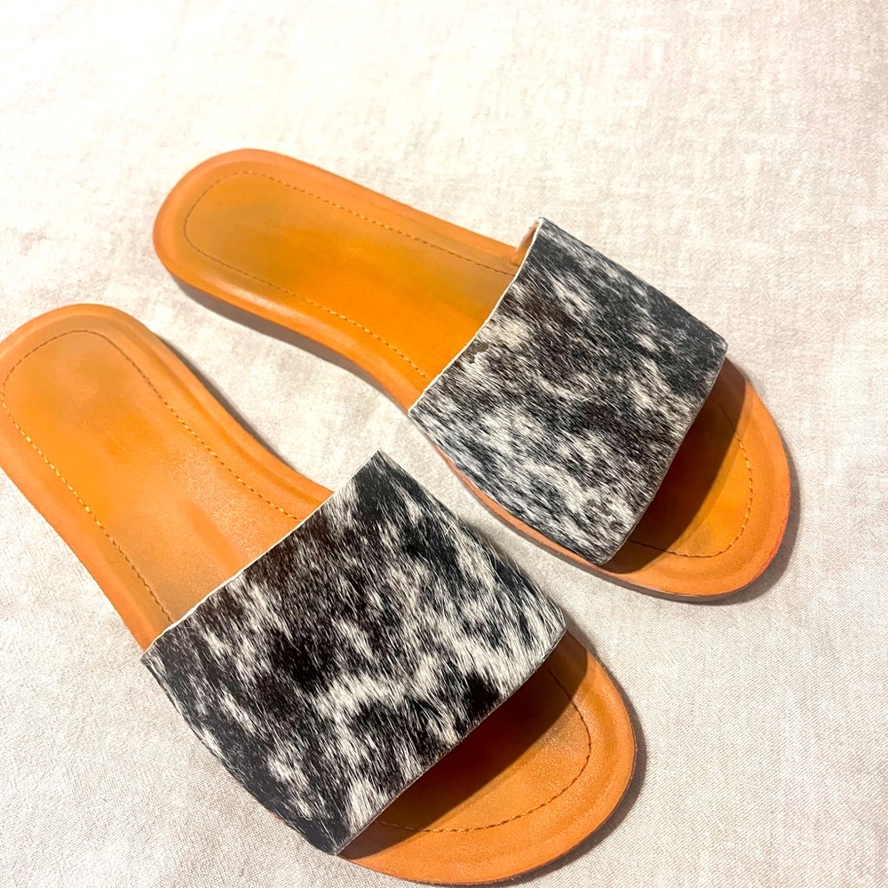 Cowhide Sandals